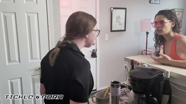 Fiesty Goddess Fina – Bratty Bitch vs Barista Tickle Takedown