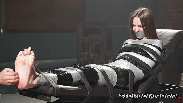 RF Studio Production – Her First Mummification And Tickling Of Bare Feet
