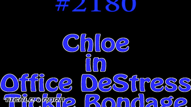 Alt Girls Bound – 2180 Chloe in Office DeStress Tickle Bondage