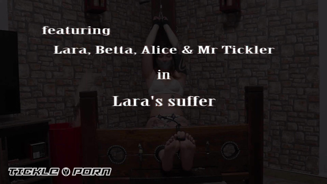 Italians Tickling - No Mercy For Lara: Devilish Suffering in Wooden Stocks