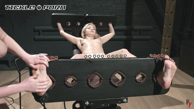 RF Studio Production - Hot Topless Duo: Sexy Whimsy Tickles Kristina With Oil