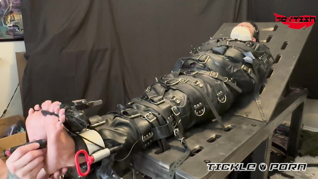 Fettish - No Escape: Lithie Fully Restrained, Bare Soles Exposed Part 2