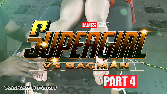 Tickle Hotness - Supergirl With Oiled Restrained Legs Massaged By Bagman Part 4