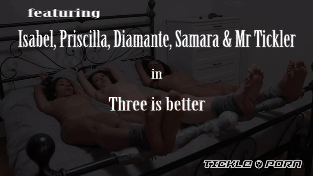 Italians Tickling - Better Than Nothing: Three Girls Laughing on The Bed