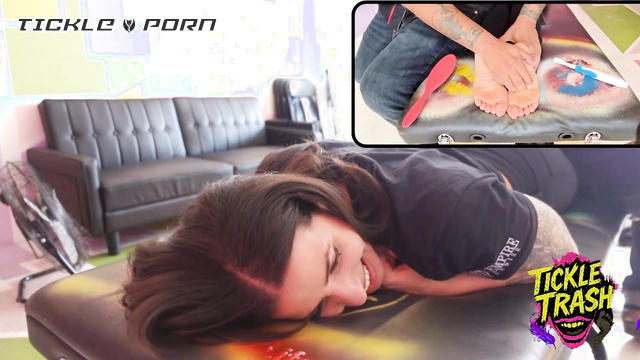 Tickle Trash - Aria Morningstar’s Rebellion Ends: A Deep Rebel Soles Foot Tickle