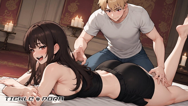 Giggles From The Underside: Tender Touches To Ass From Boyfriend