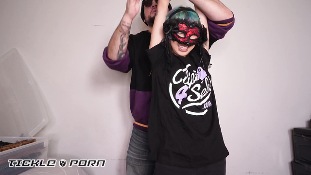 The Tickle Room - Asian Flowers: Deep Upper Body Hysteria Under Clothing