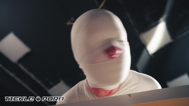 Shibari Kalahari - Tickled Full Wrapped Mummy Feet: Red Rope Bondage Heaven