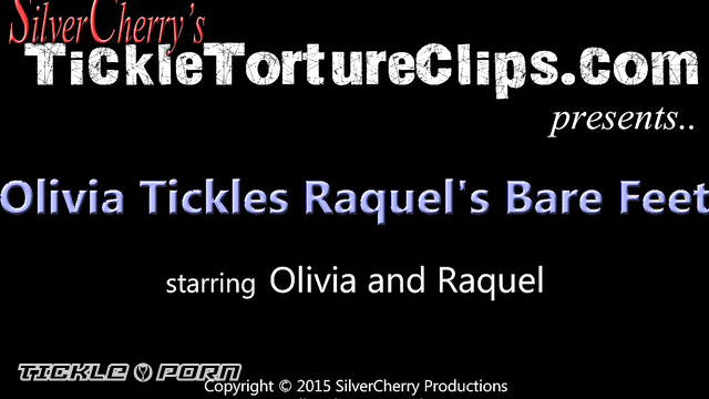 Silver Cherry - Naughty Olivia Tickles Raquel’s Bare Feet As She Screams