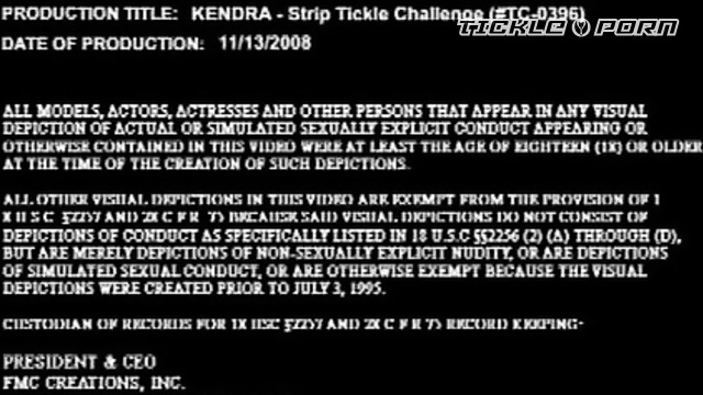 Tickle Challenge - Naked Strip Posing With Sexy Tall And Busty Kendra