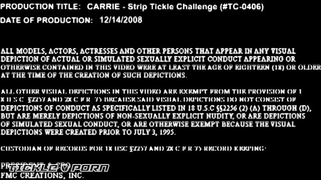 Tickle Challenge - Masked Teaser Behind Carrie Sparks Kinky Underarm Tickles Tonight