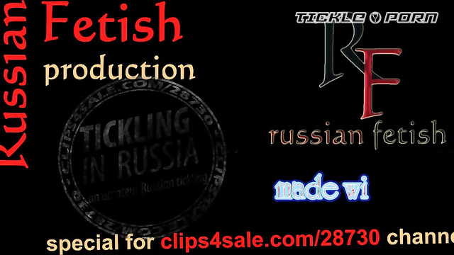 Russian Fetish - Bound Woman In Black And Red Wraps Awaits Kinky Tickling Games