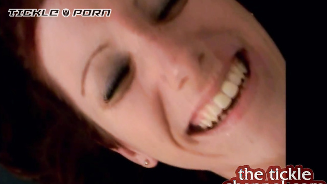 The Tickle Channel - Orange Bikini Cutie Laughs As Her Bound Feet Get Naughty Attention