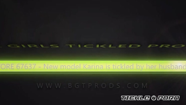 BGTP – New model Karina is tickled by her husband