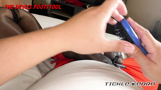 The Devils Footstool – A Sexy Nylon TickleJob