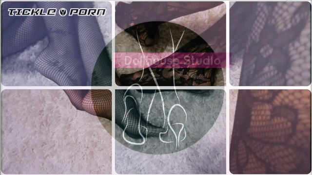 Doll House Studio – Foot Tickle In White Footies