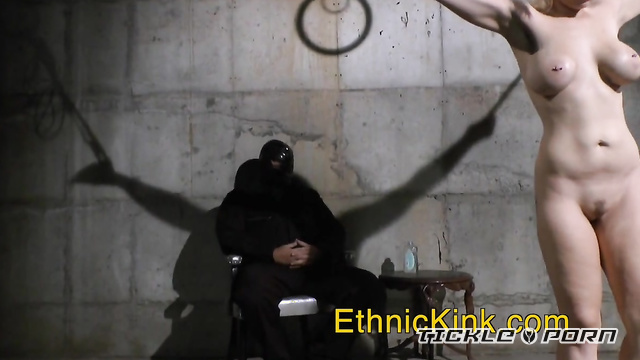 Ethnic Kink – Nadia White Tickled In the Dungeon