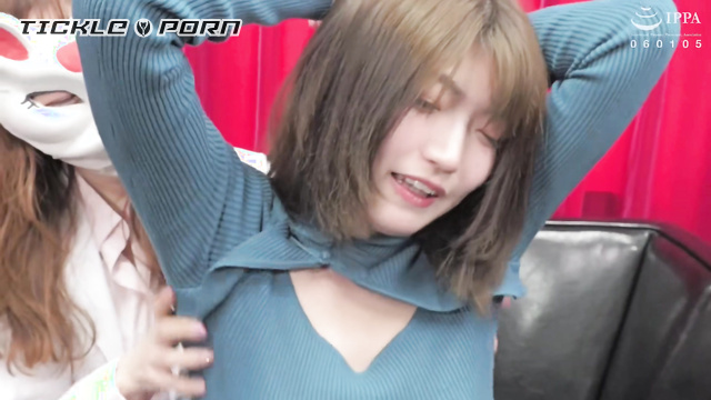 Tied Asian Girl Tickling Pnatyhose Session
