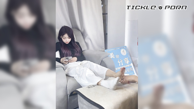 Japanese Asian Tickling Fetish - 推特大王和甲如联名的TK片。