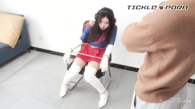 【得意客】女超人特色TK 定身白靴白袜挠痒
