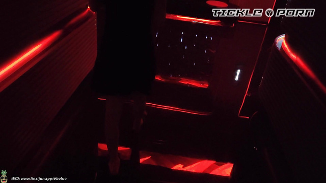 Chinese Tickling TK - Tickling in a karaoke bar