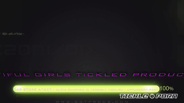 BGTP CLIPS STORE - Alicia Charmed is terribly ticklish on her upper body
