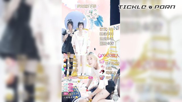 Chinese Tickling TK - Live Show: All Members Are Extremely Ticklish