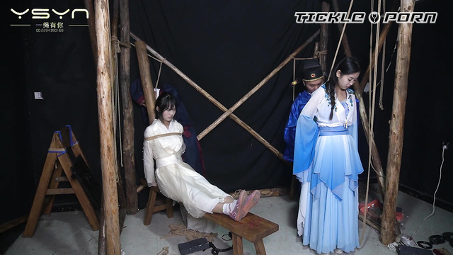 Chinese Tickling TK - Lustful Magistrate Ordered Capture Two Dancers