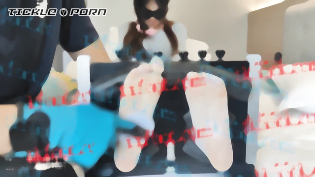 Chinese Tickling TK - Skinny Girl in Socks Wants to Be Tickled