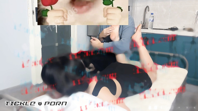 Chinese Tickling TK - Best Pure Tickling Tender Feet of Skinny Girl