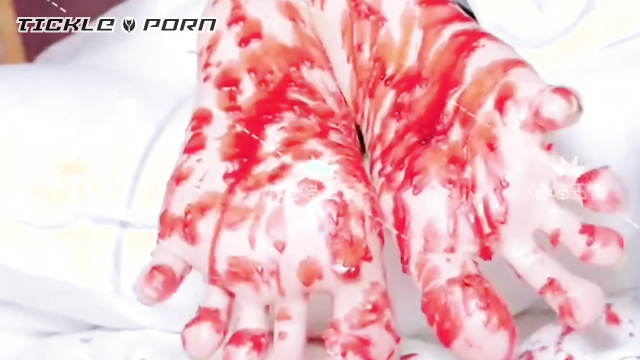 Chinese Tickling TK -Tickling Meow Jade’s Feet in Sticky Slime: Part 2