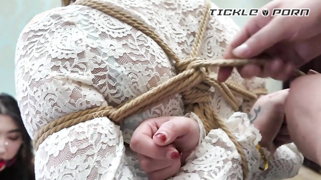 Chinese Tickling TK - Mom & Daughter: Teacher Hogtied Tickle Session Episode 3