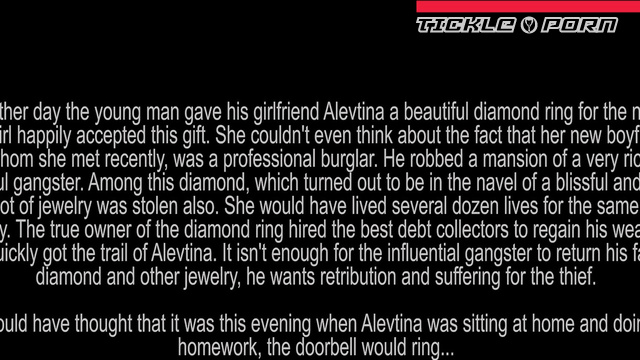 Russian Fetish - Dangerous Tickle Gift: Diamond Ring in The Navel