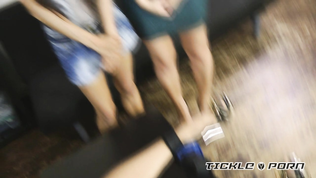 UK Tickling - Happy Ayla and Faye Tickling & Tormenting Angelina