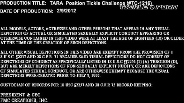 Tickle Challenge - Kneeling & Tickled: Tara’s Ultimate Tickle Challenge