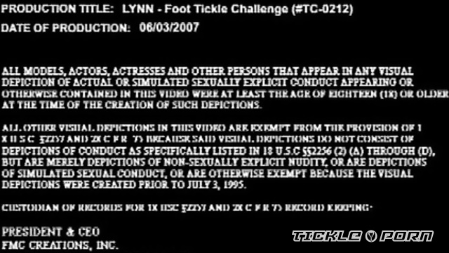 Tickle Challenge - Barefoot And Ticklish: Lynn’s Toothbrush Challenge