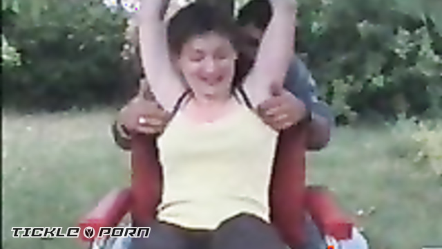 The French Way Tickling - Ticklish Garden Fun: Catherine’s Uncontrollable Laughter