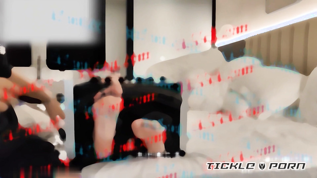 Chinese Tickling TK - Inescapable Laughter: Oiled Sweet Soles in the Stocks