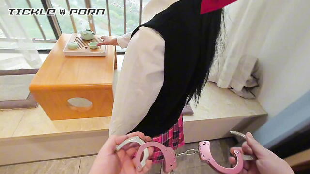 Chinese Tickling TK - Xiwen's Struggle: The Middle School Girl's Unexpected Challenge