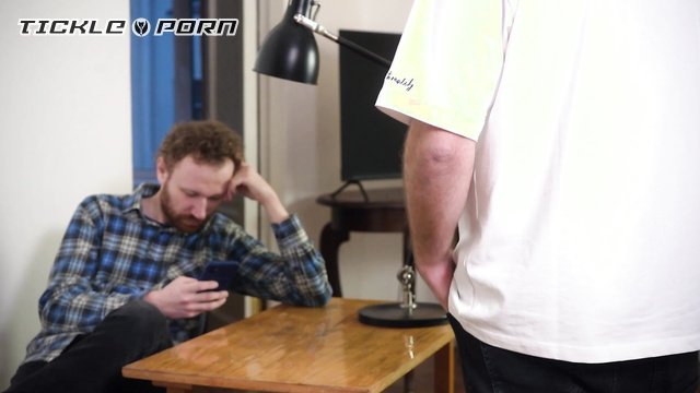 Fetish Line - Ticklish Times At Work: Tom Toothbrush Challenge