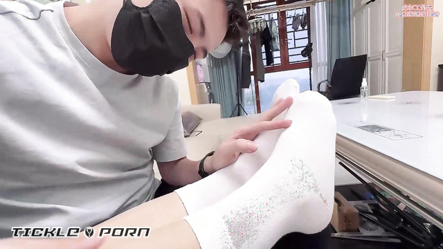 Chinese Tickling TK - Innocent Fun Turns Ticklish: Played With Her Feet Endlessly