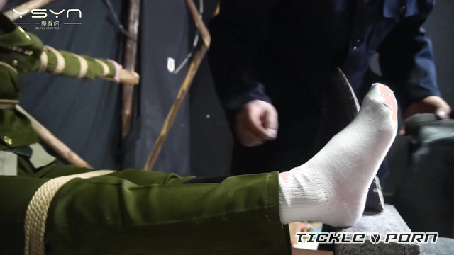 Chinese Tickling TK - Tiger Bench Torment: Suspended, Struck, and Tickled On Soles