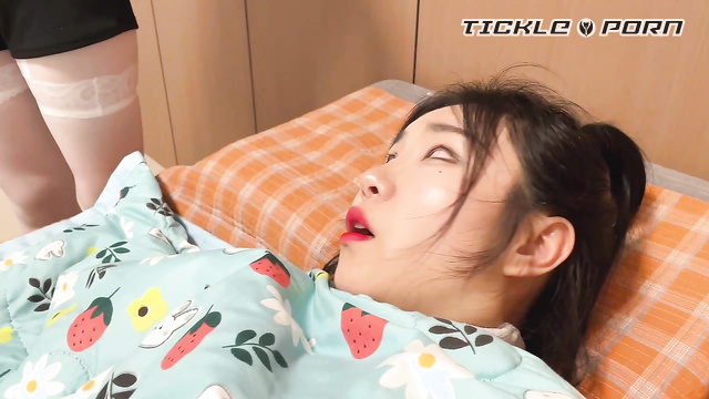 Chinese Tickling TK - Rich Girl Turned Maid: A Moment With Her Silky White Feet