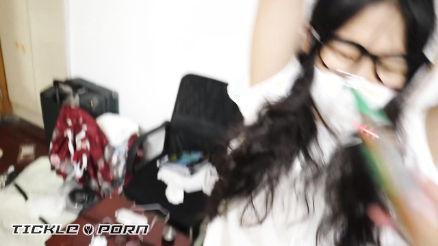 Chinese Tickling TK - Tied Up And Tickled: The Story of a Girl Dreaming To Be a Model