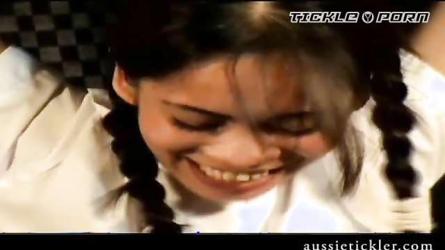 Aussie Ticklers - tic-vid0035 - Asian Schoolgirl Shaking Her Body After Tickles