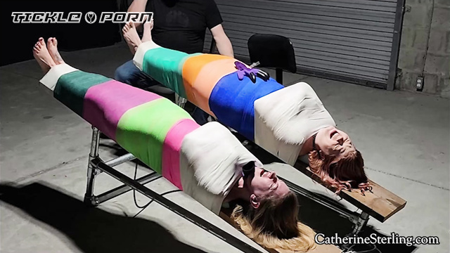Catherine Sterling - Mummification Bondage Tickling Orgasms For Ami Mercury & Catherine