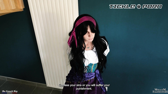 The French Way Tickling - Tickled And Humiliated: Esmeralda’s Oiled Feet Interrogation