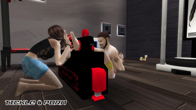 Tickling Animation - Tall Luna Chatouille Catch Her Stepson And Give Him Handjob