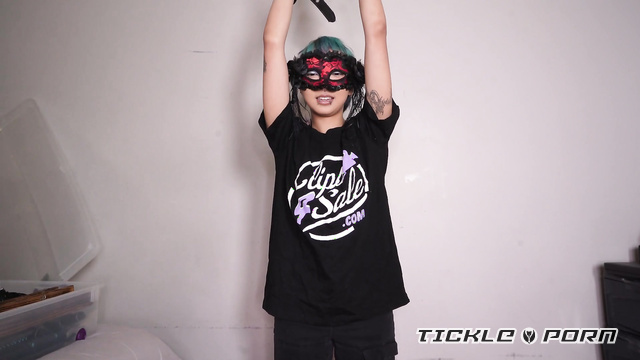 The Tickle Room - Asian Flowers Experience Upper Body Clothing Hysteria