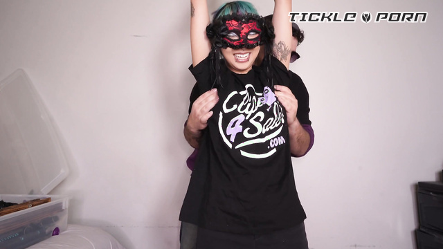The Tickle Room - Asian Flowers Experience Upper Body Clothing Hysteria